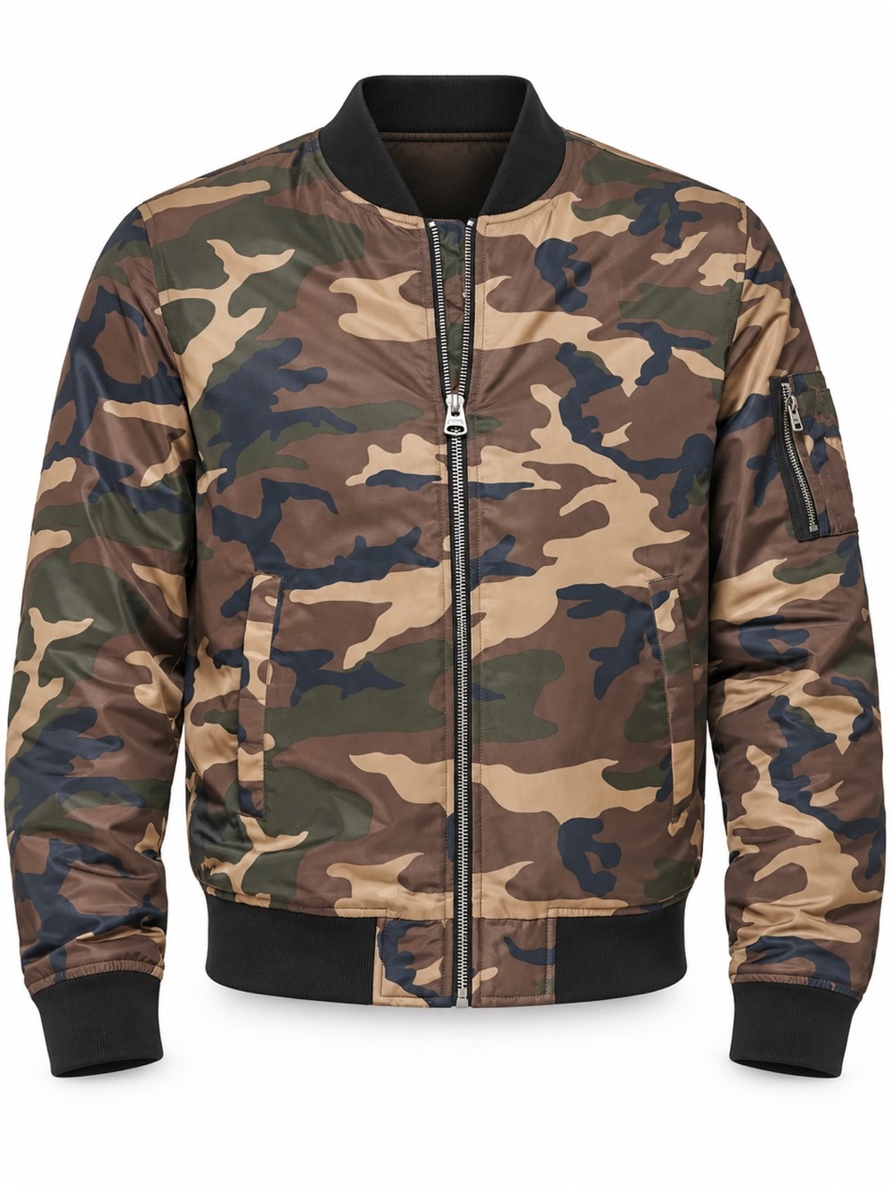 Levi’s Camo MA1 Bomber Jacket Military Flight NWT